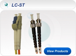 OM2 (50/125) GREY LC-ST Duplex Mode Conditioning Patchcord